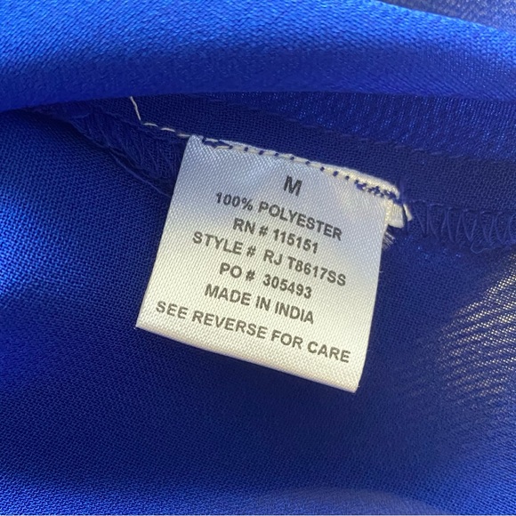 Romeo & Juliet Couture Spring Winter‎ Holiday Casual Chic Sheer Ruffle Blouse - Picture 7 of 7